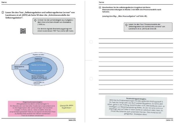Abbildung 2: Digitales Aufgaben-Set (1) (eigene Darstellung)